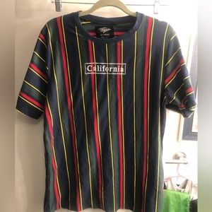 Eighty-eight California Vintage Multicolored Striped Shirt for Men